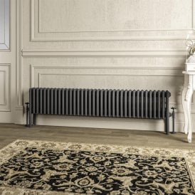Eastbrook Imperia 4 Column Radiator 300mm x 1640mm Matt Anthracite   41.1041