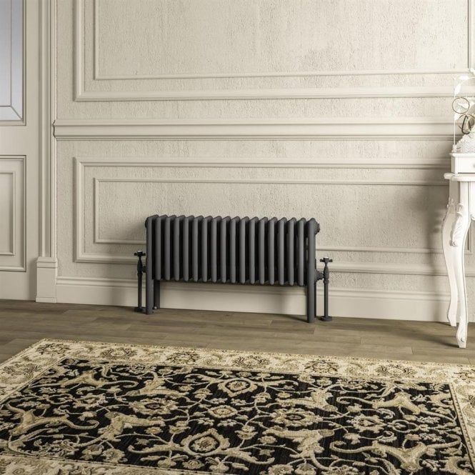 Eastbrook  Imperia 4 Column Radiator 300mm x 830mm Matt Anthracite   41.1036