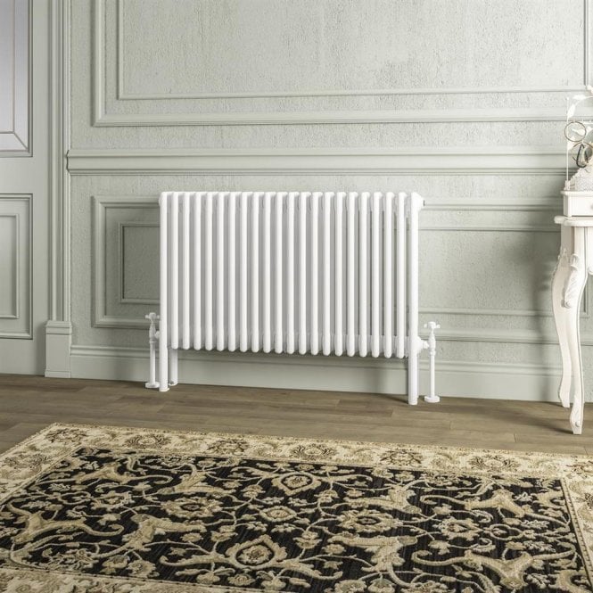 Eastbrook  Imperia 4 Column Radiator 600mm x 1010mm Gloss White   41.1050