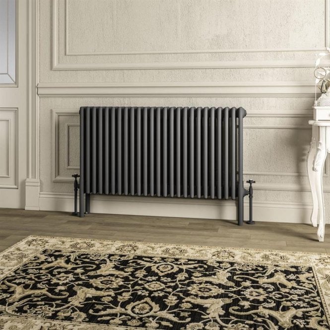 Eastbrook  Imperia 4 Column Radiator 600mm x 1145mm Matt Anthracite   41.1057