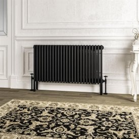 Eastbrook Imperia 4 Column Radiator 600mm x 1145mm Matt Black   41.1063