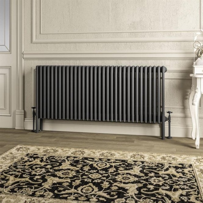 Eastbrook  Imperia 4 Column Radiator 600mm x 1460mm Matt Anthracite   41.1058