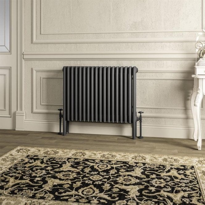 Eastbrook  Imperia 4 Column Radiator 600mm x 830mm Matt Anthracite   41.1055
