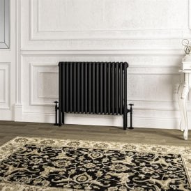 Eastbrook Imperia 4 Column Radiator 600mm x 830mm Matt Black   41.1061