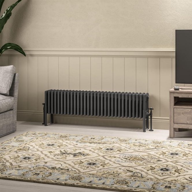 Eastbrook  Imperia 6 Column Radiator 300mm x 1370mm Matt Anthracite   41.1076
