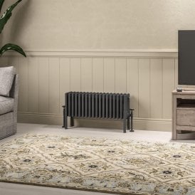 Eastbrook Imperia 6 Column Radiator 300mm x 830mm Matt Anthracite   41.1073