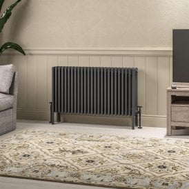 Eastbrook Imperia 6 Column Radiator 600mm x 1145mm Matt Anthracite   41.1093