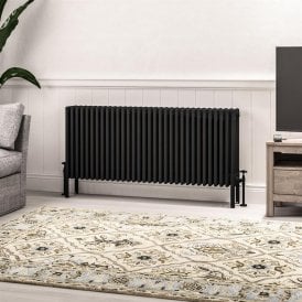 Eastbrook Imperia 6 Column Radiator 600mm x 1460mm Matt Black   41.1103