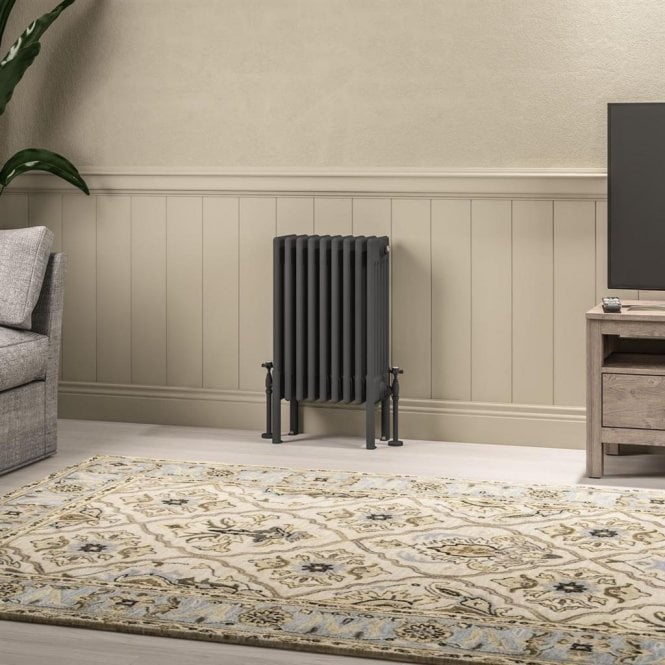 Eastbrook  Imperia 6 Column Radiator 600mm x 425mm Matt Anthracite   41.1089