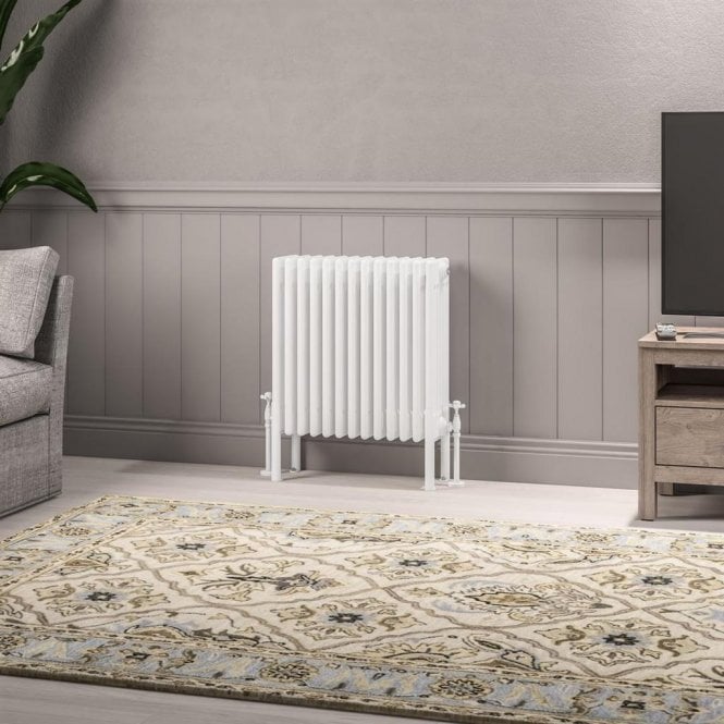 Eastbrook  Imperia 6 Column Radiator 600mm x 605mm Gloss White   41.1082