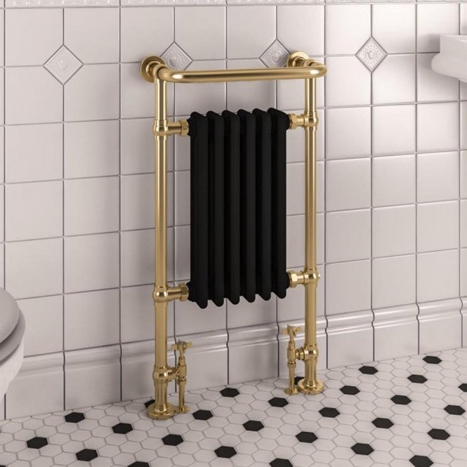 Eastbrook  Isbourne 940mm x 507 Brushed Brass / Matt Black   41.1030