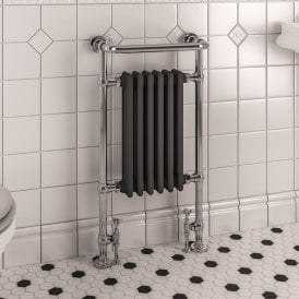 Eastbrook Isbourne 940mm x 507mm Chrome/Matt Anthracite   41.0807