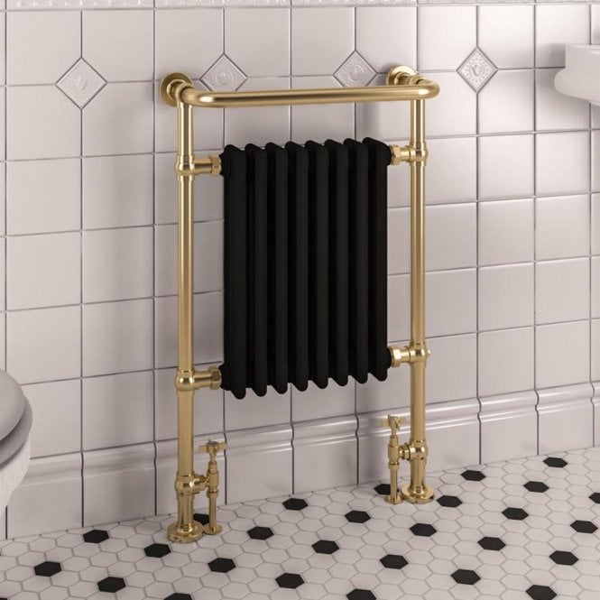 Eastbrook  Isbourne 940mm x 600mm Brushed Brass / Matt Black   41.1031