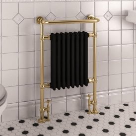 Eastbrook Isbourne 940mm x 600mm Brushed Brass / Matt Black   41.1031