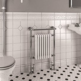 Eastbrook Isbourne 940mm x 600mm Chrome & White   41.1000