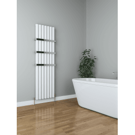 Eastbrook Kelmscott 1800mm x 275mm Aluminium Radiator Matt White   89.0252
