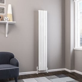 Eastbrook Kelmscott 1800mm x 275mm Aluminium Radiator Matt White   89.0252