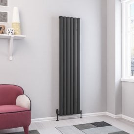 Eastbrook Kelmscott 1800mm x 415mm Aluminium Radiator Matt Anthracite   89.0263