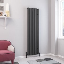 Eastbrook Kelmscott 1800mm x 485mm Aluminium Radiator Matt Anthracite   89.0264