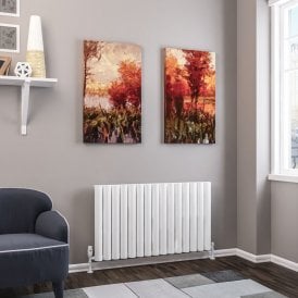 Eastbrook Kelmscott 600mm x 1045mm Aluminium Radiator Matt White   89.0250
