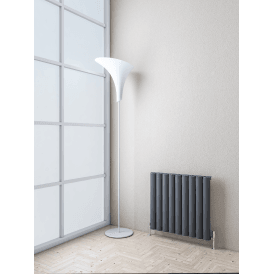 Eastbrook Kelmscott 600mm x 485mm Aluminium Radiator Matt Anthracite   89.0256