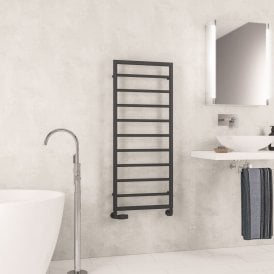 Eastbrook Kenilworth 1200mm x 500mm Towel Rail Matt Anthracite   61.0028