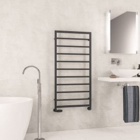Eastbrook Kenilworth 1200mm x 600mm Towel Rail Matt Anthracite   61.0029