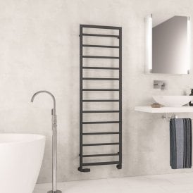 Eastbrook Kenilworth 1600mm x 500mm Towel Rail Matt Anthracite   61.0030