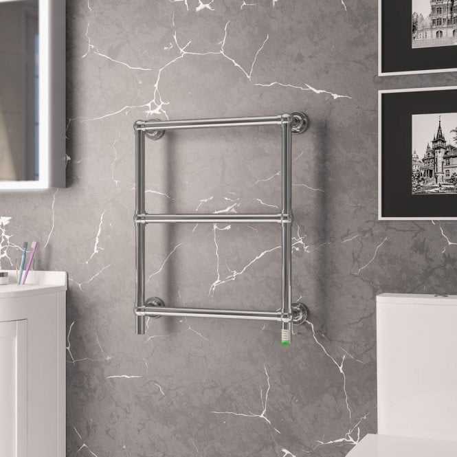 Eastbrook  Kennet Dry Element Towel Rail 700mm x 600mm Chrome   47.0048