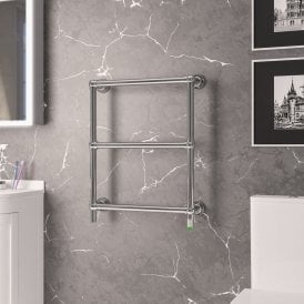 Eastbrook Kennet Dry Element Towel Rail 700mm x 600mm Chrome   47.0048