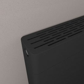 Eastbrook Keynsham Type 22 Panel Radiator 600mm x 600mm With Lined Designer Cover Matt Black   25.7028
