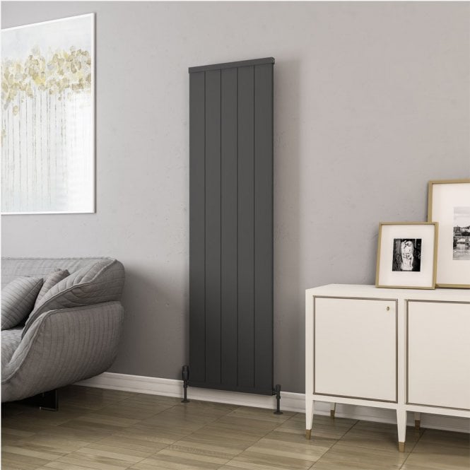 Eastbrook  Kingswood Slimline 1800mm x 510mm Aluminium Radiator Matt Anthracite   86.0528