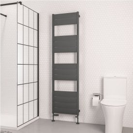 Eastbrook Kingswood Slimline 1820mm x 500mm Aluminium Towel Rail Matt Anthracite   86.0565