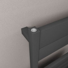 Eastbrook Kingswood Slimline 1820mm x 600mm Aluminium Towel Rail Matt Anthracite   86.0566