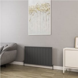 Eastbrook Kingswood Slimline 600mm x 1010mm Aluminium Radiator Matt Anthracite   86.0545