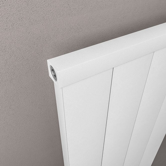 Eastbrook  Kingswood Slimline 600mm x 1210mm Aluminium Radiator Matt White   86.0539