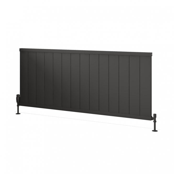 Eastbrook  Kingswood Slimline 600mm x 1410mm Aluminium Radiator Matt Anthracite   86.0547