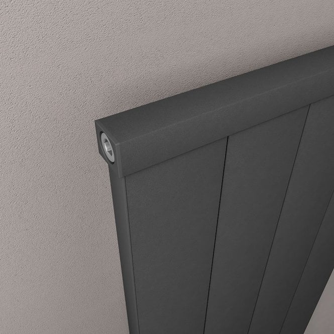 Eastbrook  Kingswood Slimline 600mm x 410mm Aluminium Radiator Matt Anthracite   86.0541