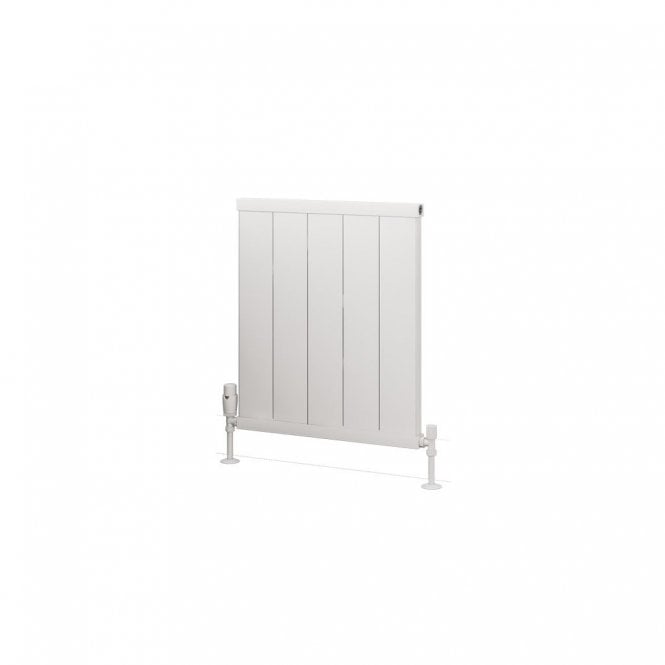 Eastbrook  Kingswood Slimline 600mm x 510mm Aluminium Radiator Matt White   86.0535
