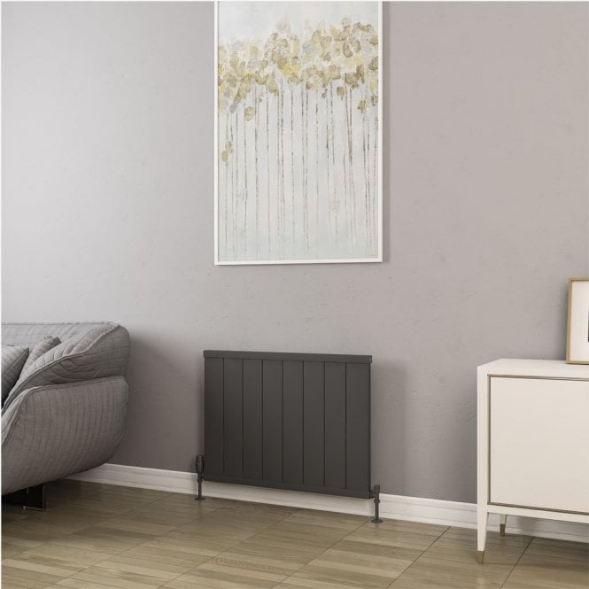 Eastbrook  Kingswood Slimline 600mm x 810mm Aluminium Radiator Matt Anthracite   86.0544