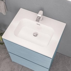 Eastbrook Langley 60cm Floor Standing Vanity Unit Harbour Blue 120.1011