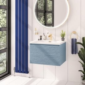 Eastbrook Langley 60cm Wall Hung Vanity Unit Harbour Blue 120.2011