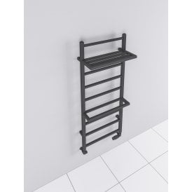 Eastbrook Launton Designer Towel Rail 1200mm x 600mm Matt Anthracite   61.0065
