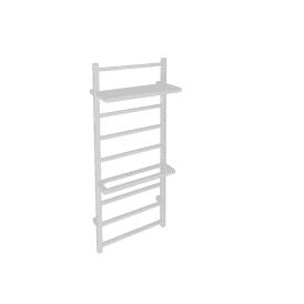Eastbrook Launton Designer Towel Rail 1200mm x 600mm Matt White   61.0063