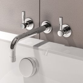 Eastbrook Leith Wall Mounted Bath Filler Chrome   79.0023