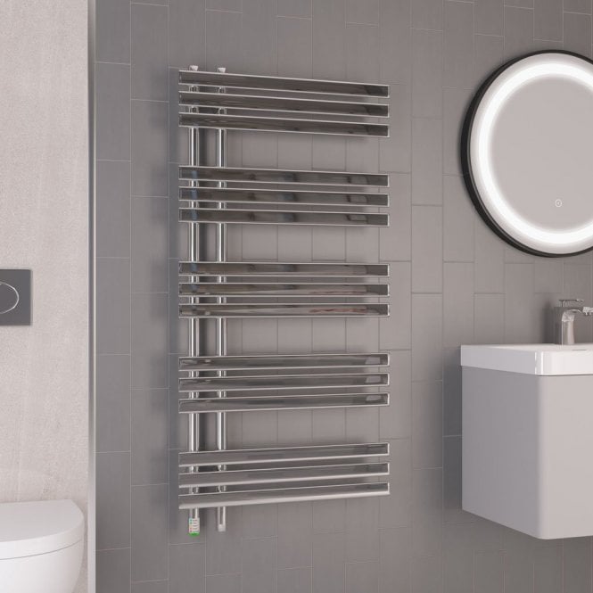 Eastbrook  Loddon Dry Element Towel Rail 1200mm x 600mm Chrome   47.0042