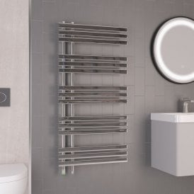Eastbrook Loddon Dry Element Towel Rail 1200mm x 600mm Chrome   47.0042