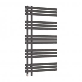 Eastbrook Loddon Dry Element Towel Rail 1200mm x 600mm Matt Anthracite   47.0034