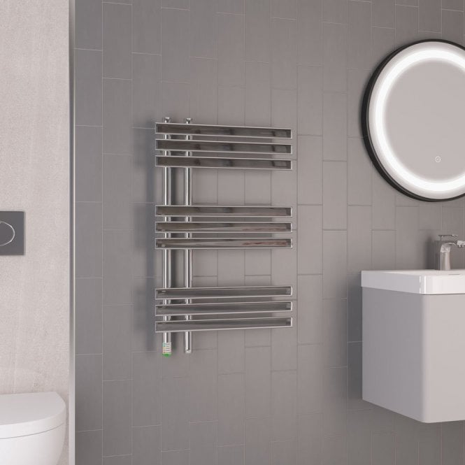 Eastbrook  Loddon Dry Element Towel Rail 800mm x 500mm Chrome   47.0039