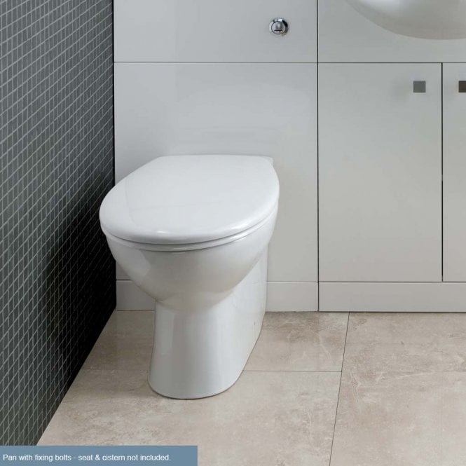 Eastbrook  Loire BTW WC Pan & Fixing Bolts White   75.0010